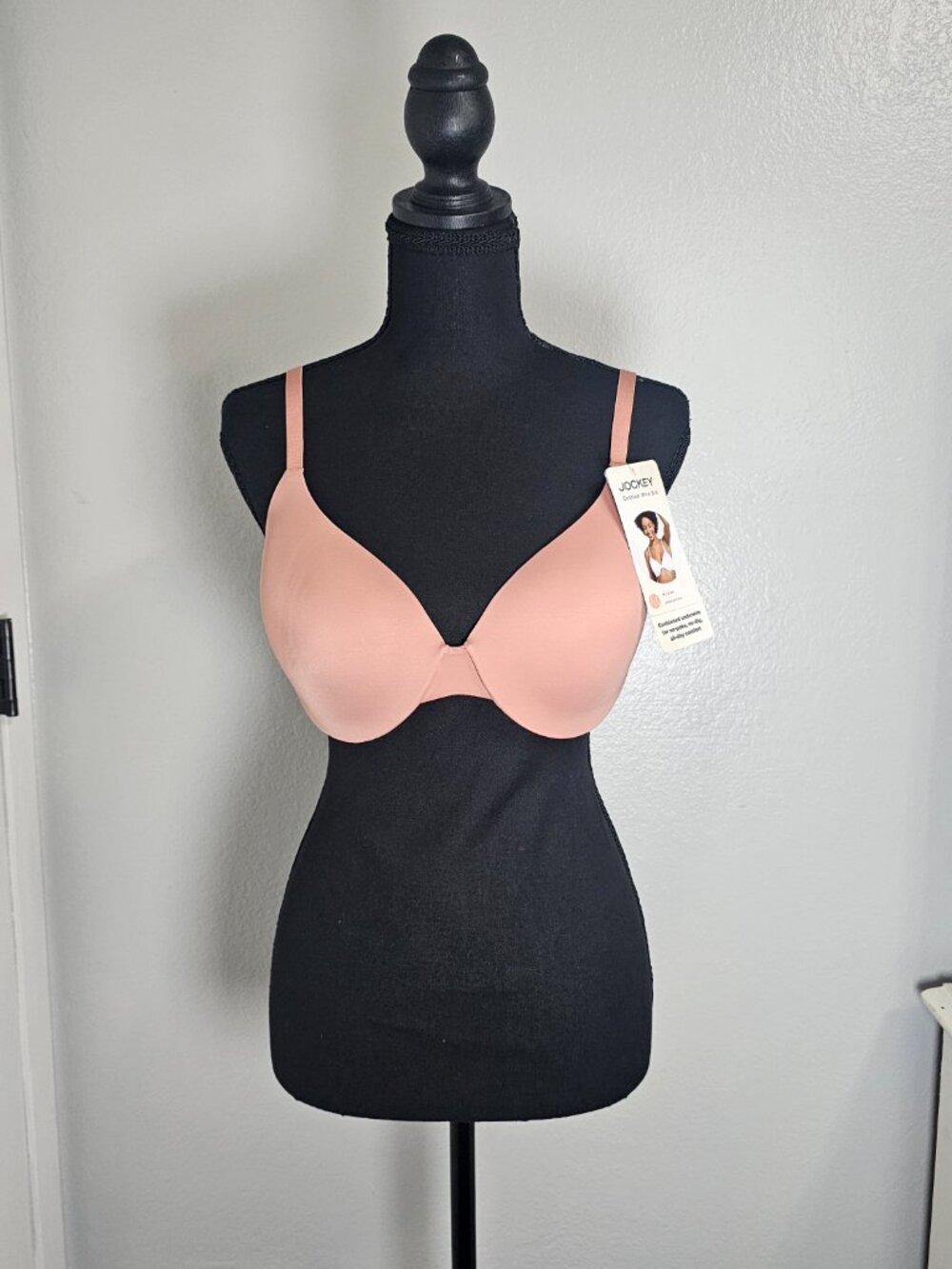 Jockey Cushion Microfiber Coral Underwire Bra - Size 36C NEW - Picture 3 of 6